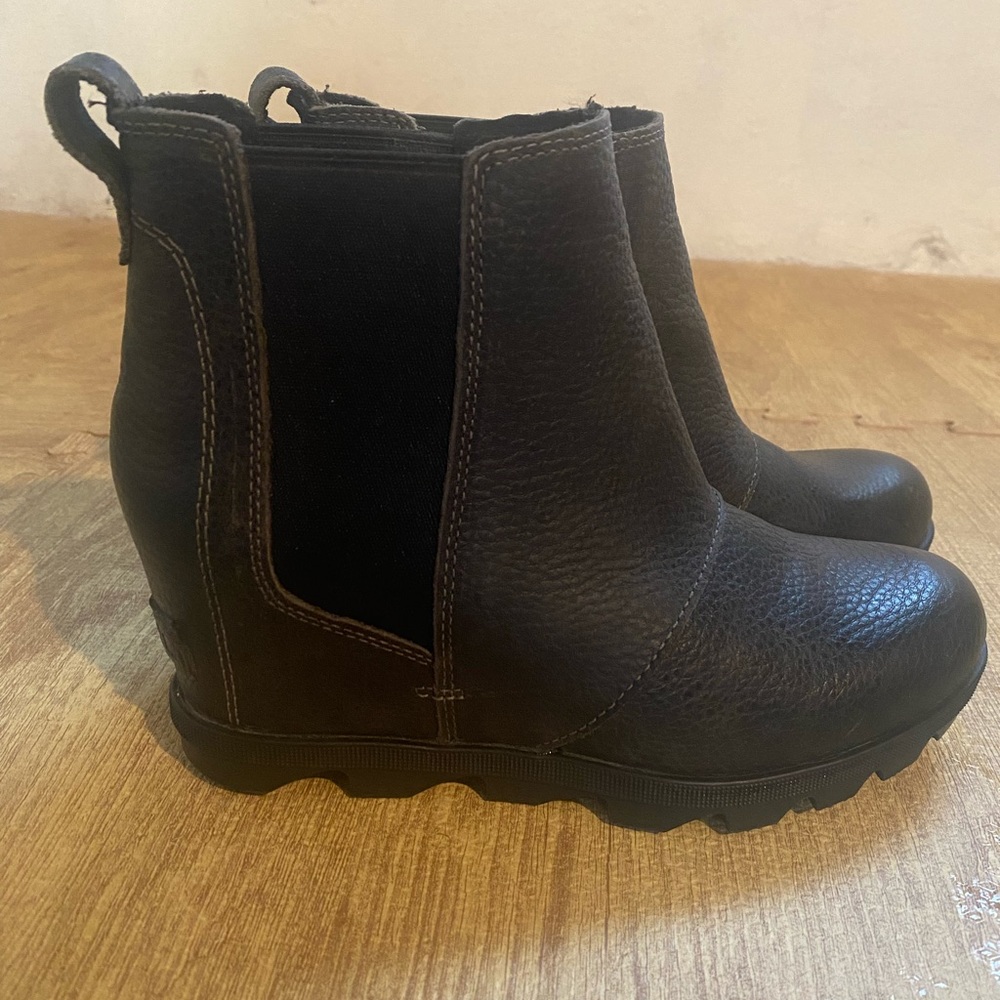 Stylish Black Leather Ankle Boots